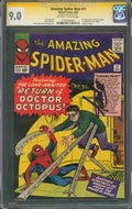 Amazing Spider-Man #11 CGC 9.0 Marvel Comics 1964 Stan Lee Signed Highest Graded