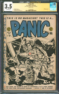 Panic #6 CGC 3.5 E.C. Comics 1954 Signed by Billy Tucci w/ Airboy Sketch
