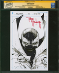 Todd McFarlane King Spawn #50 Sketch 1:1000 CGC Authentic Signature