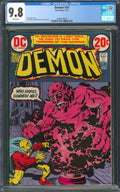Demon #10 CGC 9.8 D.C. Comics 1973 White Pages Jack Kirby Cover