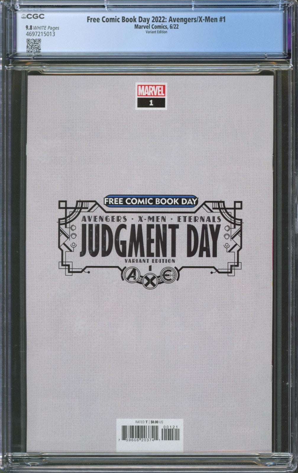 Free Comic Book Day 2022: Avengers/X-Men #1 CGC 9.8 Marvel Peach Momoko Variant