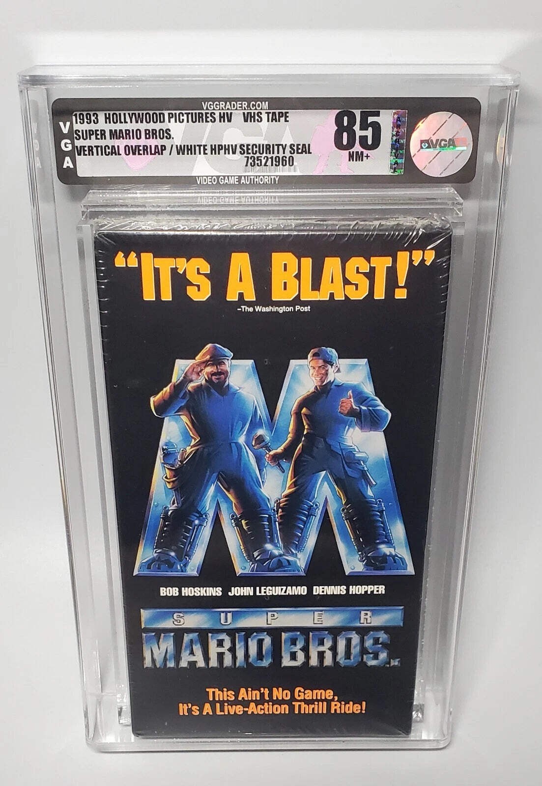 Super Mario Bros 1993 BRAND NEW SEALED VHS VGA Graded 85 Highest Graded!! Rare