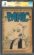 Panic #6 CGC 0.5 E.C. Comics 1954 Signed by Gerhard w/ Cerebus Cover Sketch