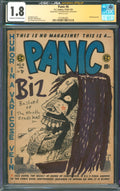 Panic #6 CGC 1.8 E.C. Comics 1954 Signed by Simon Bisley w/ Lobo Sketch