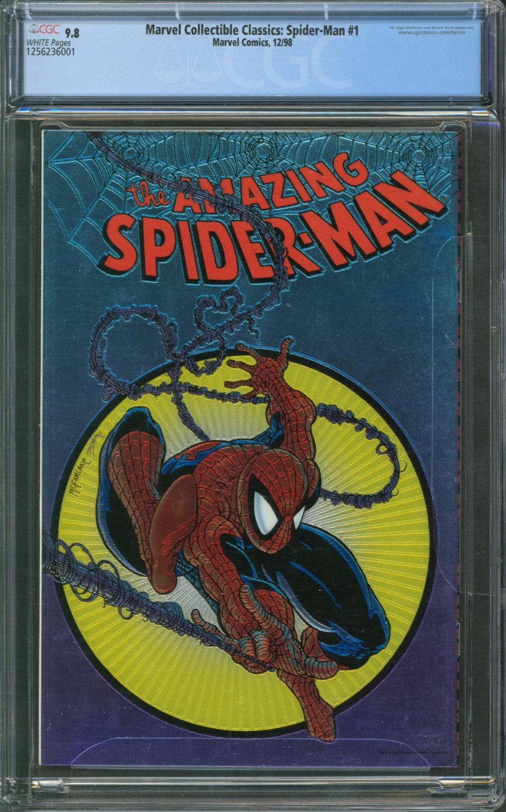 Marvel Collectible Classics: Spider-Man #1 CGC 9.8 1998 ASM 300 Homage