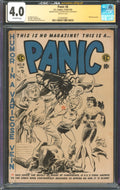 Panic #6 CGC 4.0 E.C. Comics 1954 Signed by Andrew Pepoy w/ Archie Sketch
