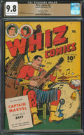 Whiz Comics #62 CGC 9.8 Fawcett 1945 E. Church Mile High Pedigree Captain Marvel