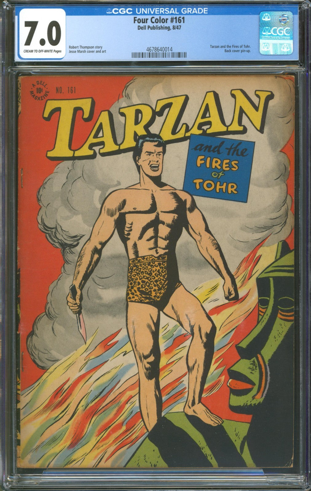 Four Color #161 CGC 7.0 Dell Publishing 1947 Tarzan and the Fires of Tohr
