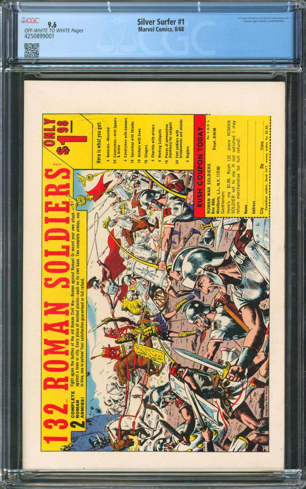 Silver Surfer #1 CGC 9.6 Marvel Comics 1968 Origin of the Silver Surfer
